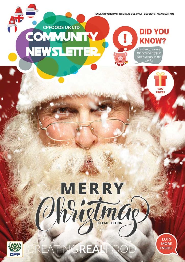 Christmas Newsletter CP FOODS UK LTD